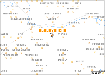 map of Ngouayankro