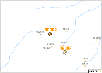 map of Ngoua