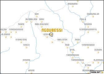 map of Ngoubessi