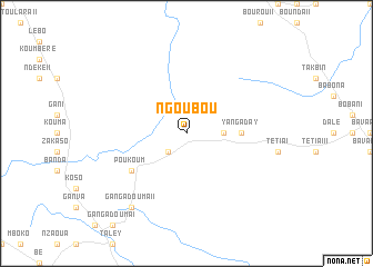 map of Ngoubou