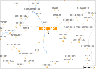 map of Ngouèndo