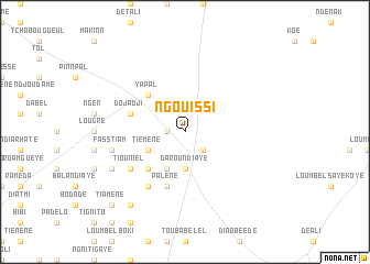 map of Ngouissi