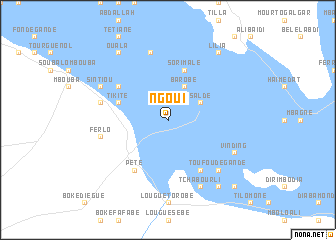 map of Ngoui
