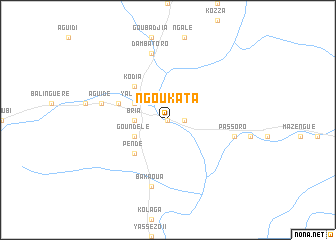 map of Ngoukata