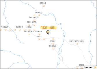 map of Ngoukou