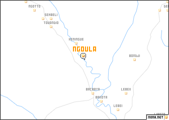 map of Ngoula
