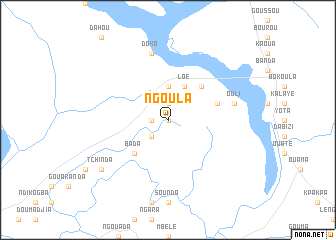 map of Ngoula