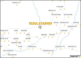 map of Ngoulessaman