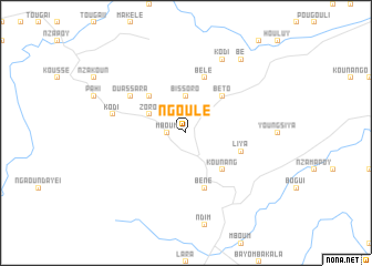 map of Ngoule