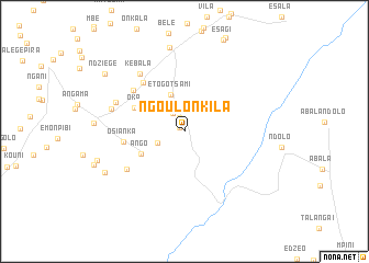 map of Ngoulonkila