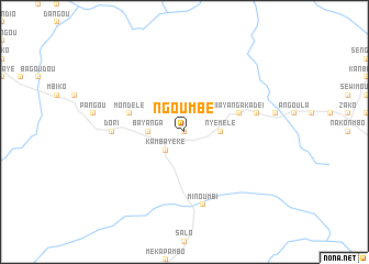 map of Ngoumbé