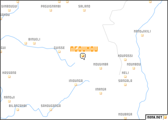 map of Ngoumou
