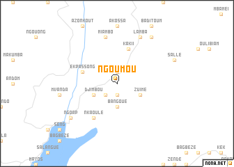 map of Ngoumou