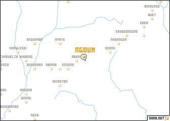 map of Ngoum