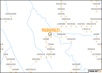 map of Ngoundzi