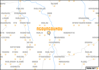 map of Ngoungoumou