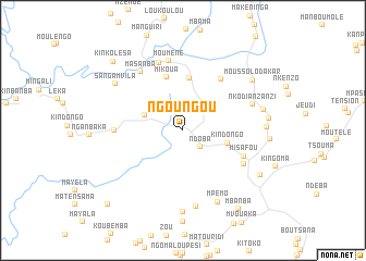 map of Ngoungou