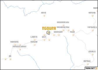 map of Ngoura