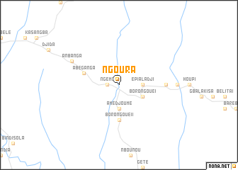 map of Ngoura