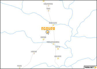 map of Ngoura