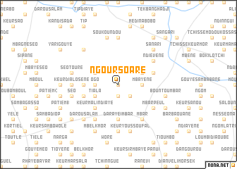 map of Ngour Soaré