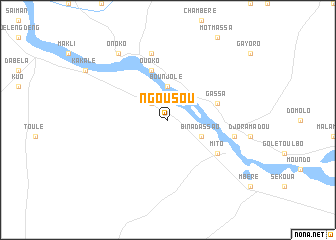 map of Ngousou