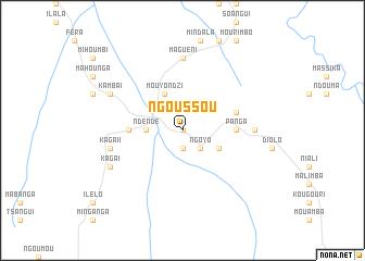 map of Ngoussou