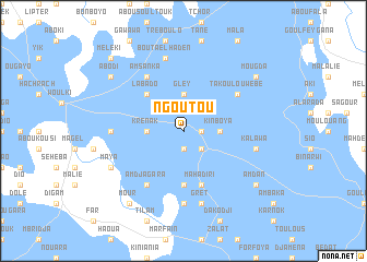 map of Ngoutou