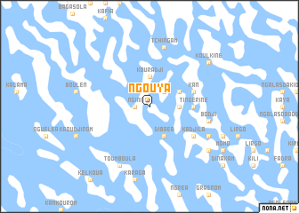 map of Ngouya