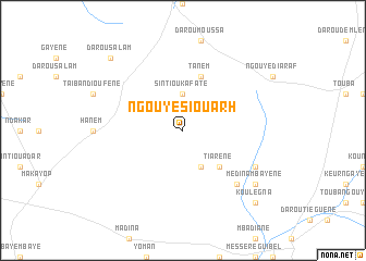 map of Ngouye Siouarh