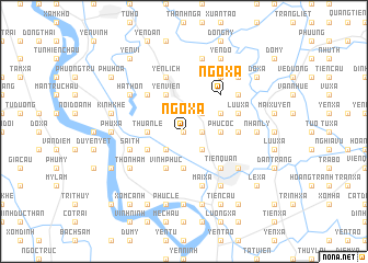 map of Ngô Xá
