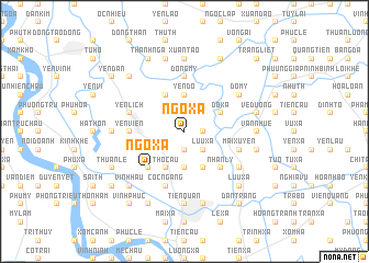 map of Ngô Xá