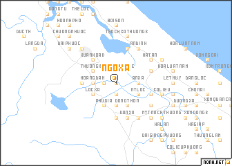 map of Ngô Xá