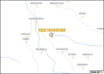 map of Ngoya-Mwamba