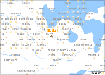 map of Ngozi