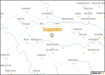 map of Ngqumani