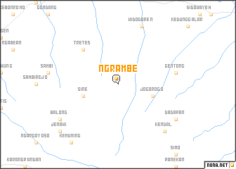 map of Ngrambe