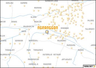 map of Ngranggon