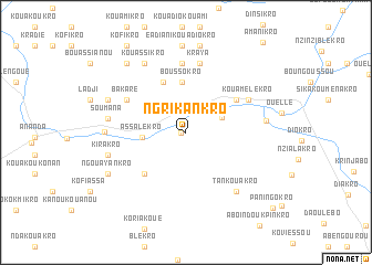 map of Ngrikankro