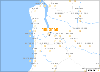 map of Nguanda