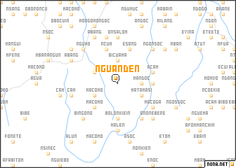 map of Nguanden