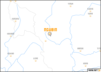 map of Ngubin