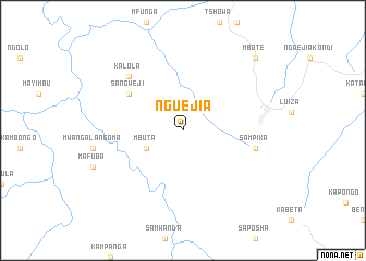 map of Nguejia