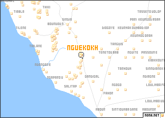 map of Nguékokh