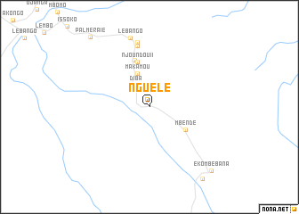 map of Nguélé