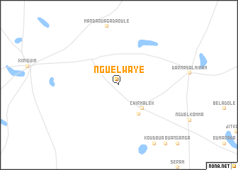 map of Nguèl Waye