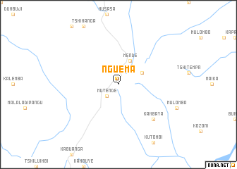 map of Nguema