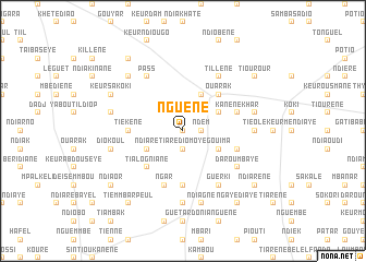 map of Nguène