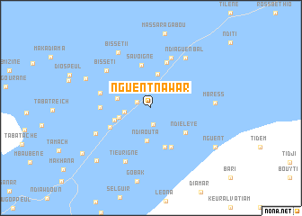 map of Nguènt Nawar