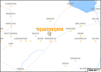 map of Nguermé Gana